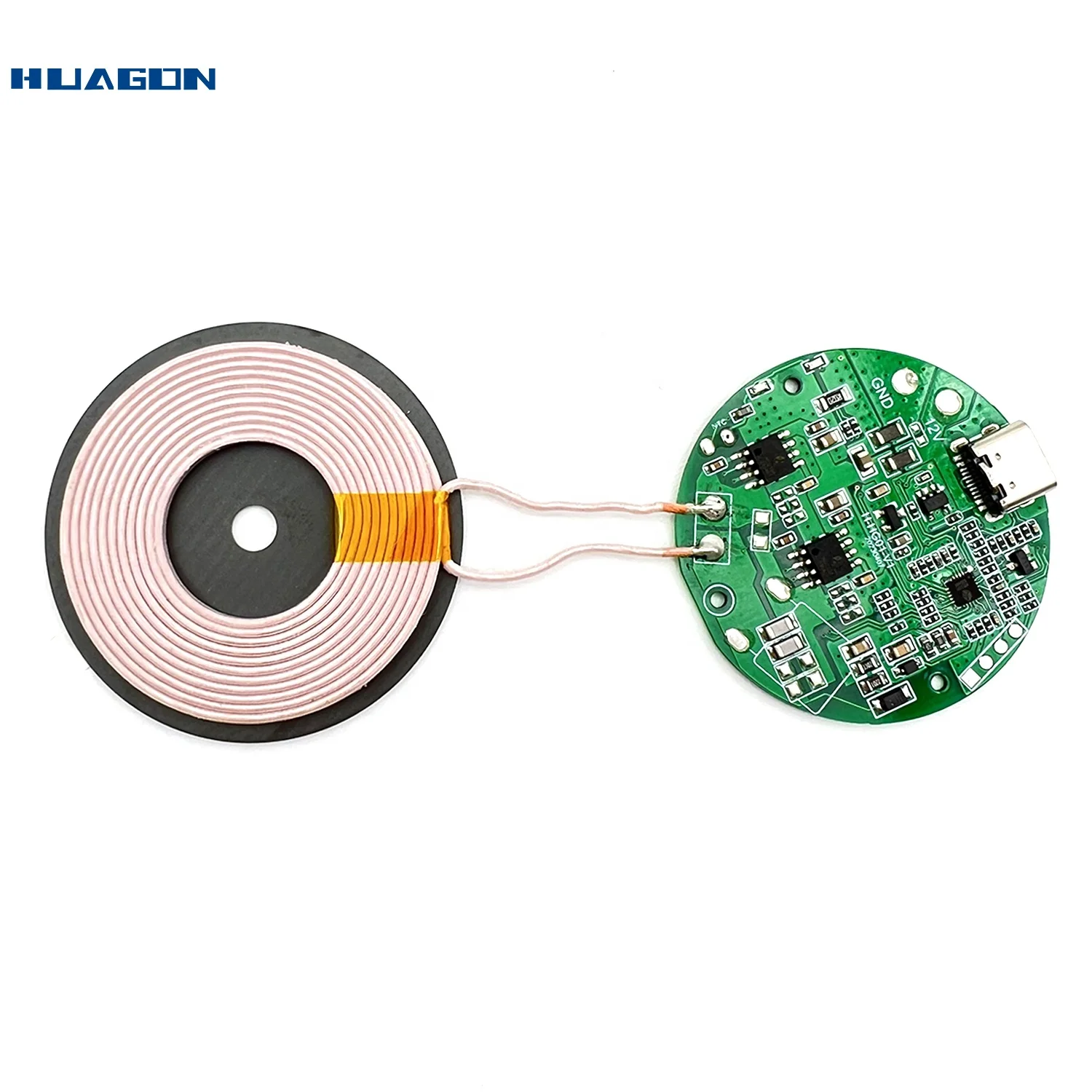 15W Fast Wireless Charging Transmitter Module Long Distance 10mm 12mm Phone Use 100W Output Power US Socket Standard Desktop