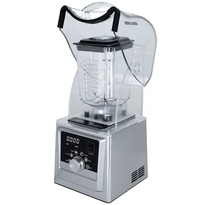 Heavy Duty Blender Super Silent Comercial Blender Machine with Sound Enclosure Hot Sell Low Noise Kitchen Juicer Blender