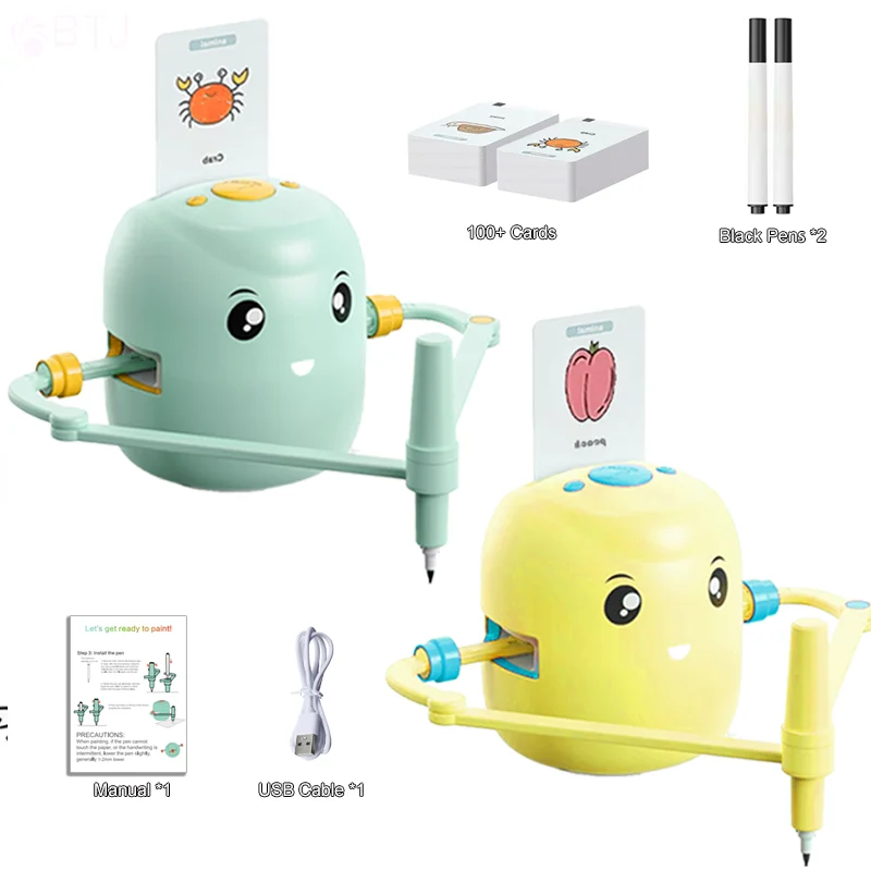 Music Interaction Pictures Drawing Robot Games for Kids Educational Learning Automatic Children Learn Painting Games Robots Toys