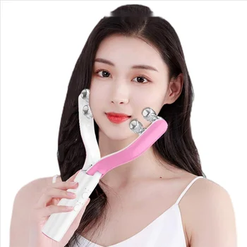 Y Shape Double-sided 3d Face Roller Electric Microcurrent Face Slimming ...