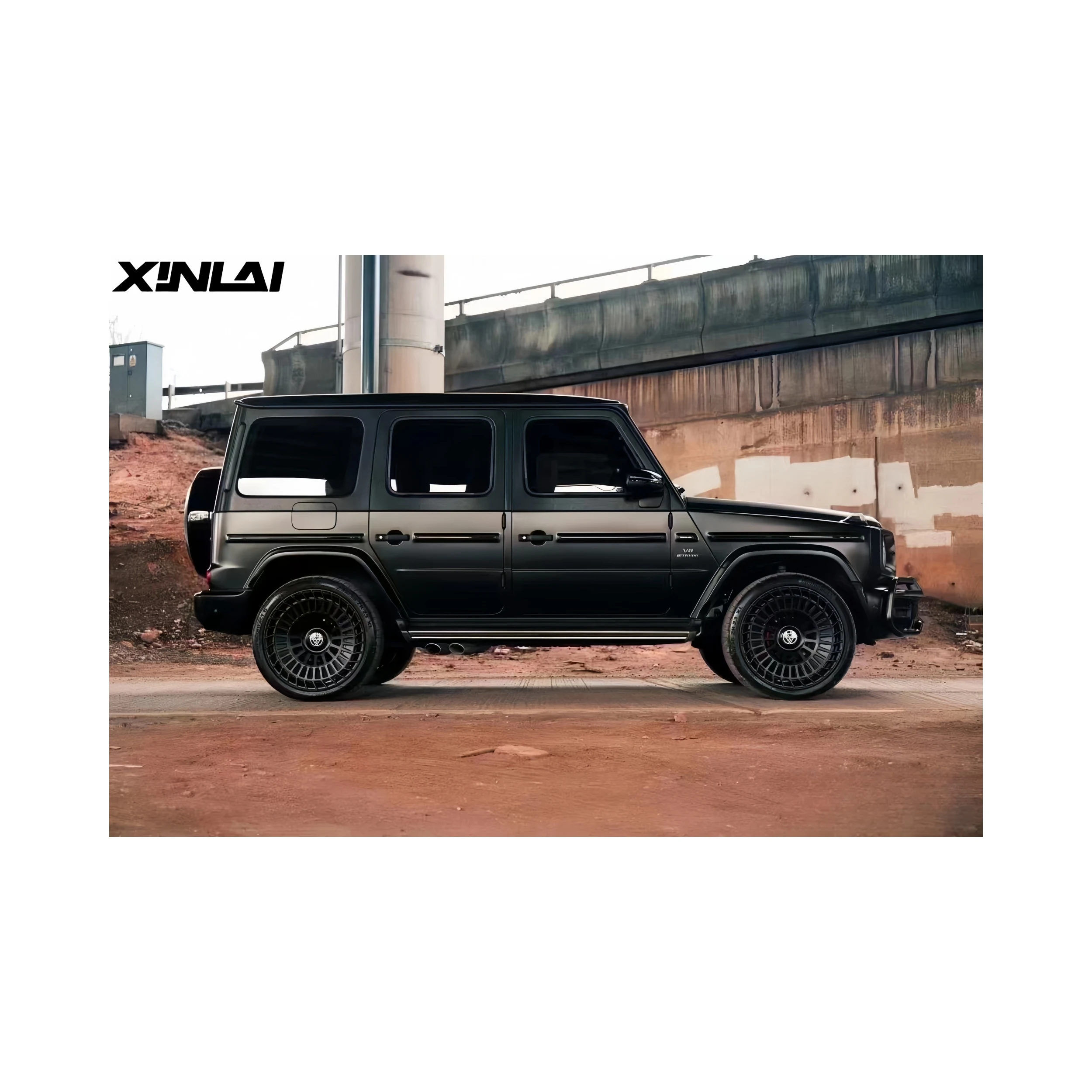 XINL Custom High Quality Black Concave Forged Wheels 22 23 Inch Deep Dish Wheels Car Rims for Mercedes-Benz G63 - Image 4