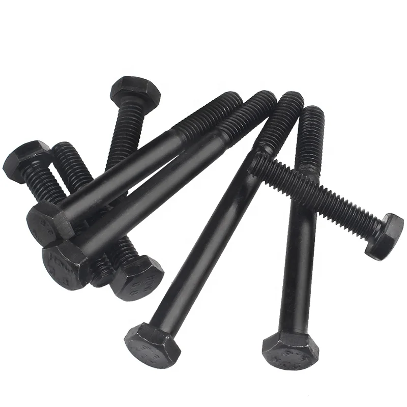 Black Hex Bolts and Nuts Din933 M6 Bouten M10 Tuerca Y Perno M12 M13 Stainless Steel Nut and Bolt