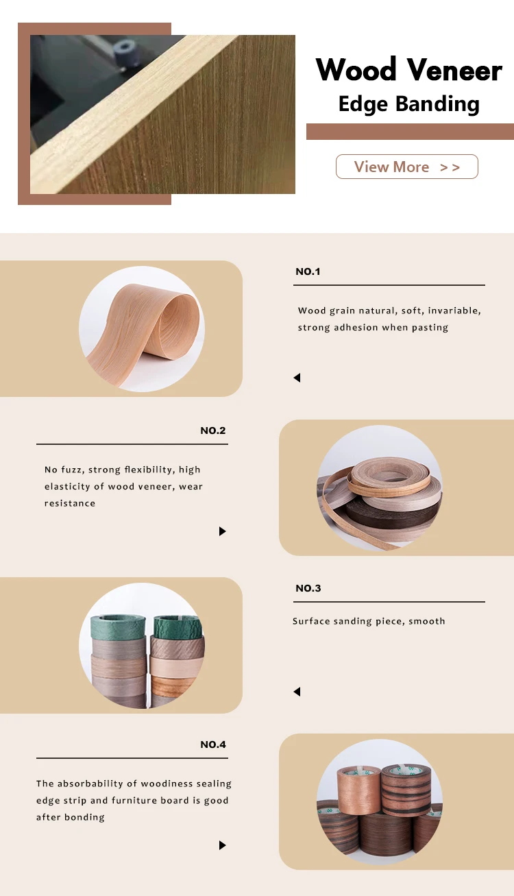 0.5mm Fashion Design Custom Maple Burl Veneer Sheets Edge Banding For