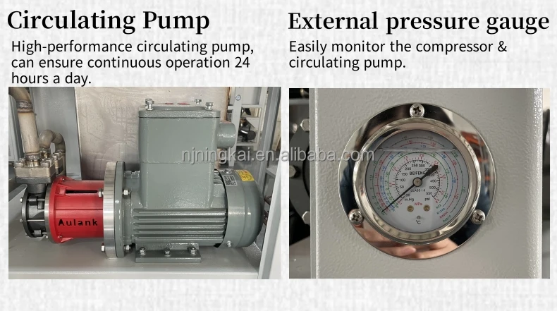 -45~30 Degrees Low Temperature Air Cooled Glycol Chiller manufacture