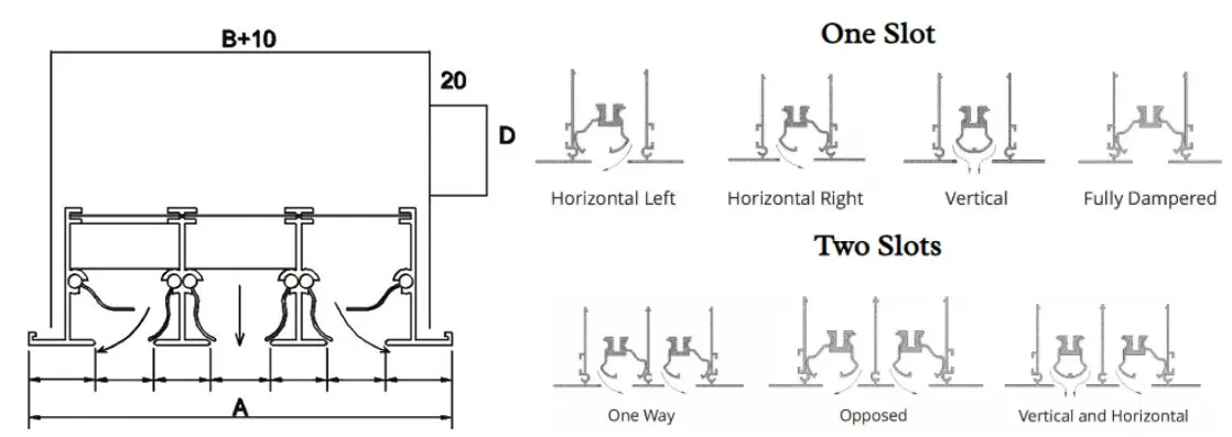 4 Slot Linear Diffuser