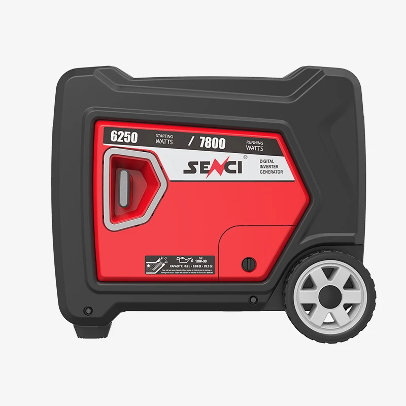 Senci Remote Control 5000w Inverter Generator New Model Digital Gasoline Generator Inverter With ATS 5KW