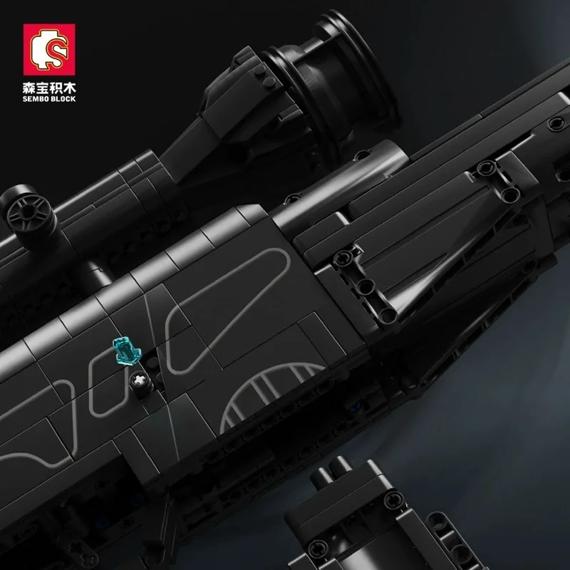 Assembly Magnum Sniper Rifle Creative SNIPER RIFLE Guns Building Block Sets Boy Toy Theme Assembled Features Shooting Game Brick