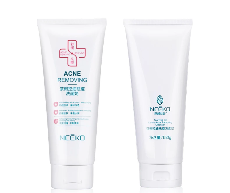 Acne Removing Tea Tree Oil Control Face Cleanser Anti Acne Face Wash