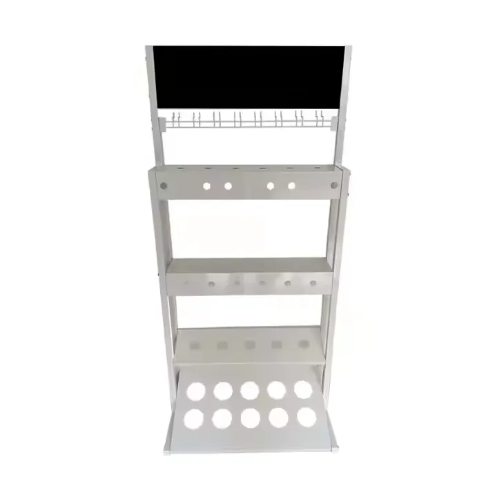Sanitary Basin Sink Store Factory Custom Metal Shelf Floor Water-Tap Drain Faucet Display Stand for Showroom