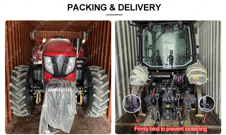 4 Wheel Drive Small Mini Tractors ford 6610 Tractor for Sale 30HP 40HP 55HP70hpTractors for Farm Garden Muti Purpose Use