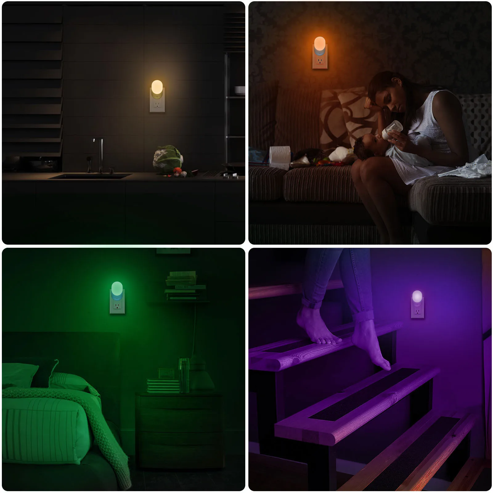 product 16 color rgb  10 levels other home decor night lights for kids room smart remote control  brightness wall lighting indoor-42