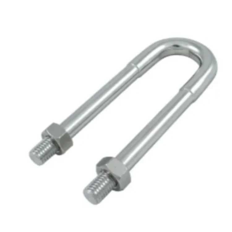 Din Standard ကာဗွန်သံမဏိ U-Bolt Nut ကားချိန်ဆီးအတွက် ဇင့်ပလက်တင်း