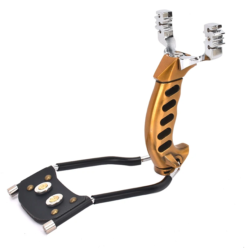 Long Rode Slingshot Falcon Slingshot - Powerful Retractable Folding Hunting Tool