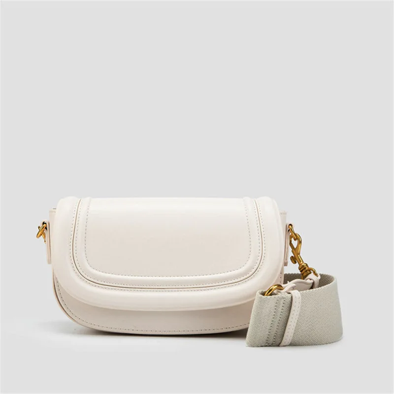 Trendy High-End Retro Saddle Bag for Women