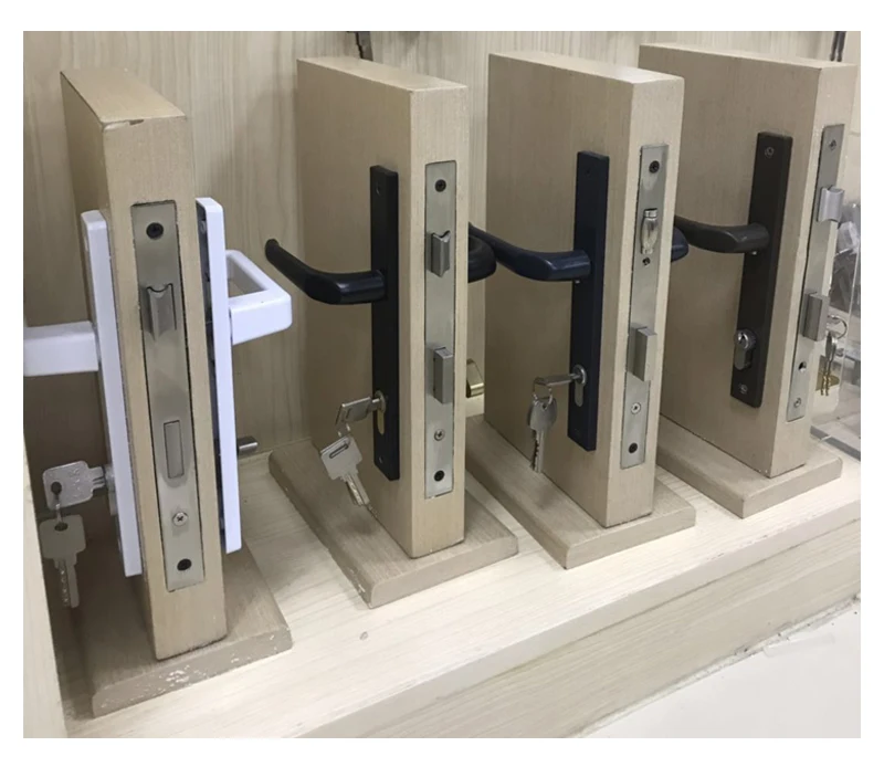 Adjustable Spring Loaded Handle Sliding Door Aluminium Accessories Door and Window Handle