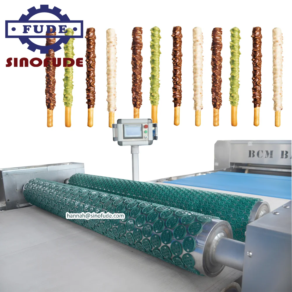 Автоматическая машина для производства печенья с электрической духовкой