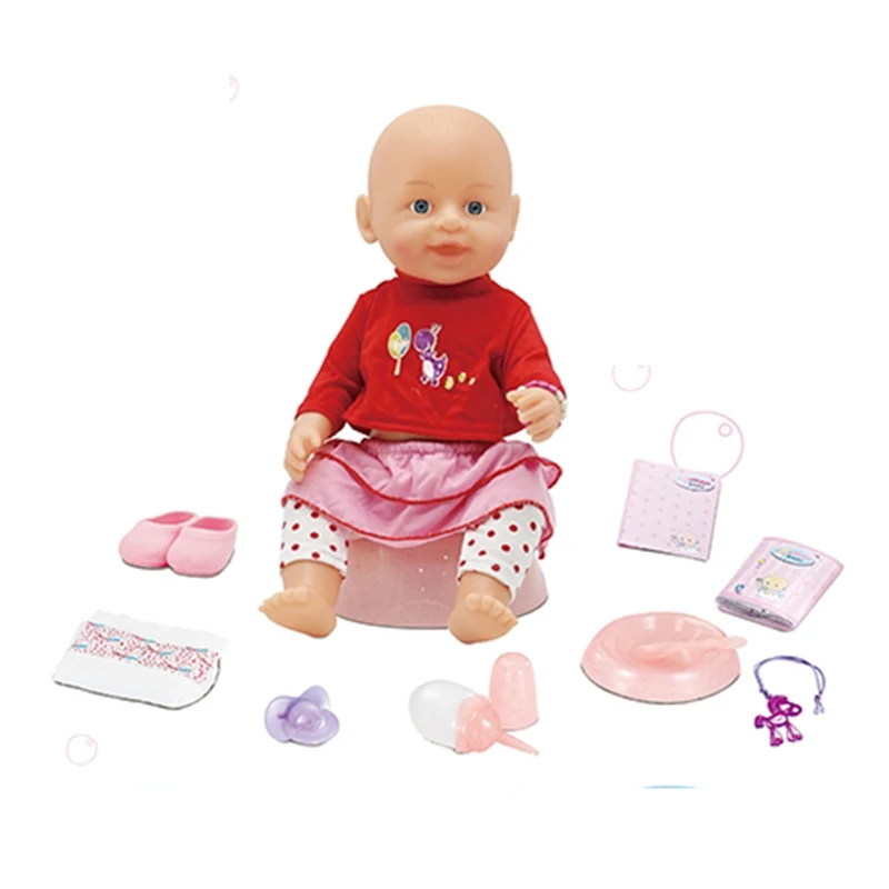 Лидер продаж милая мягкая кукла из ПВХ с игрушечными аксессуарами лучший подарок для детей
