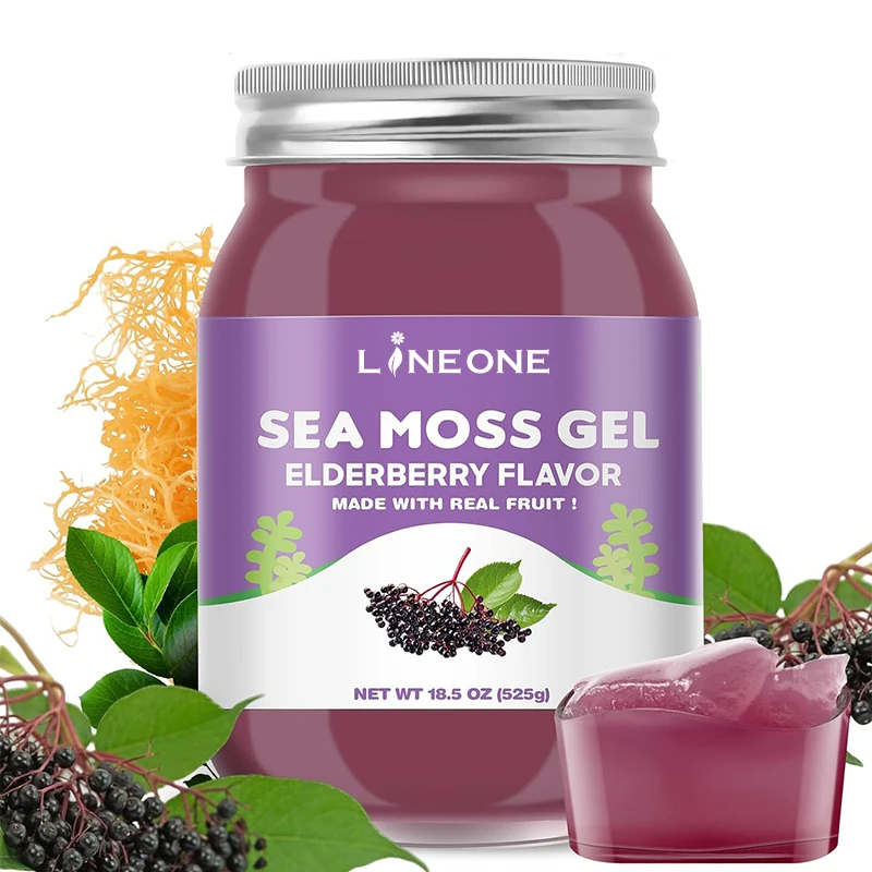 Private Label elderberry seamoss gel