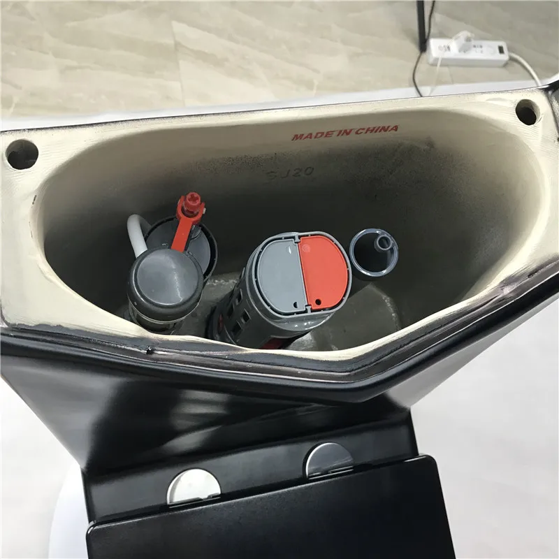 Color Diamond WC Bathroom Well Received Matte Black Toilet Sanitary Ware Ceramic One Piece Toilet Seat