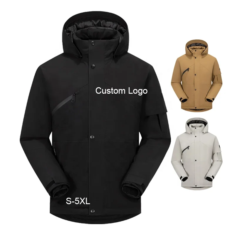 white duck duck down mens jacket