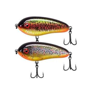 Live Bait 60mm 11g Freshwater Trembling Sinking JERK BAIT Snakehead Mandarin Fish Plastic Fishing Lure With Hooks – Hooks – view 4