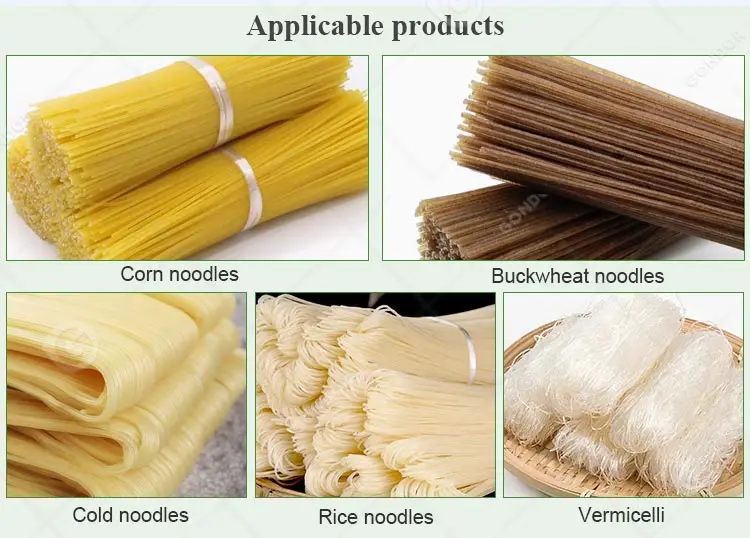 Commercial Short Vermicelli Fine Fresh Rice Sorghum Noodle Extruder Make Maker Machine for Home