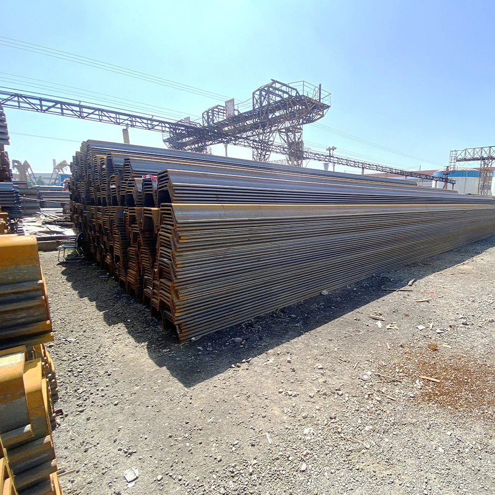 Hot Rolled carbon steel Z Type Sy295 700x312.5x8.6mm 700x313.5x9.6mm Larseen Retaining Walls Steel Sheet Pile details