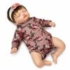 Tenue imprimée rose - corps en vinyle souple - lavable