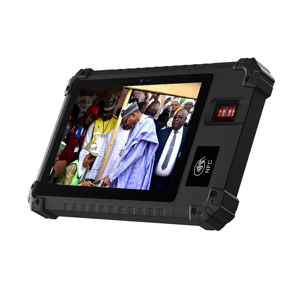 Advanced Rolled Image Construction Technology Biometric Handheld Device for Fingerprint Enrollment Smart ID Verfication