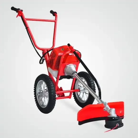 Hand Push Brush Cutter for Corn Harvesting Mini Harvester with Wheel for Cotton and Grain with CE Certified Gear