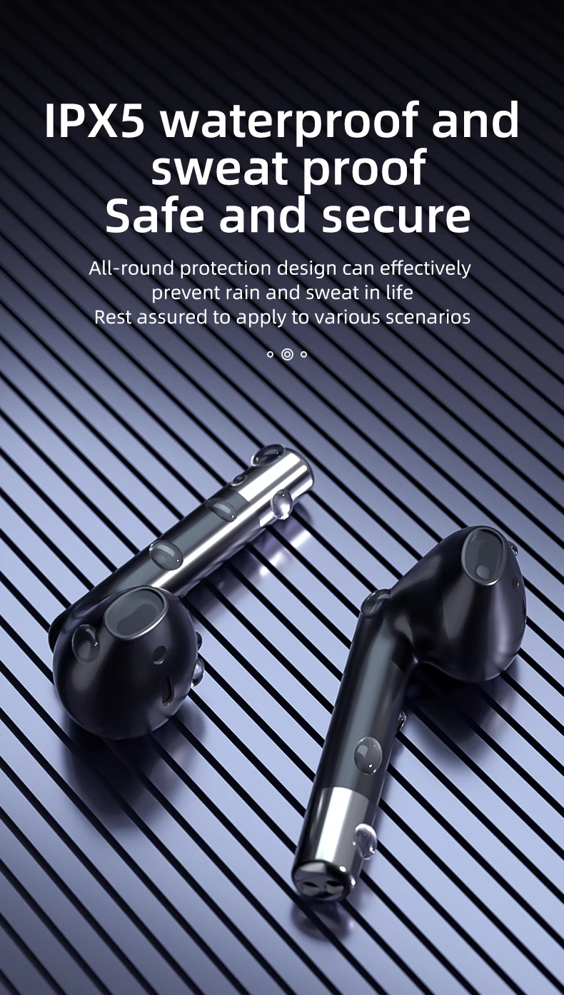 AP19 Игровые наушники, беспроводные наушники TWS, мини Bluetooth 5,0 наушники, Спортивная гарнитура с зарядным чехлом, наушники для геймеров