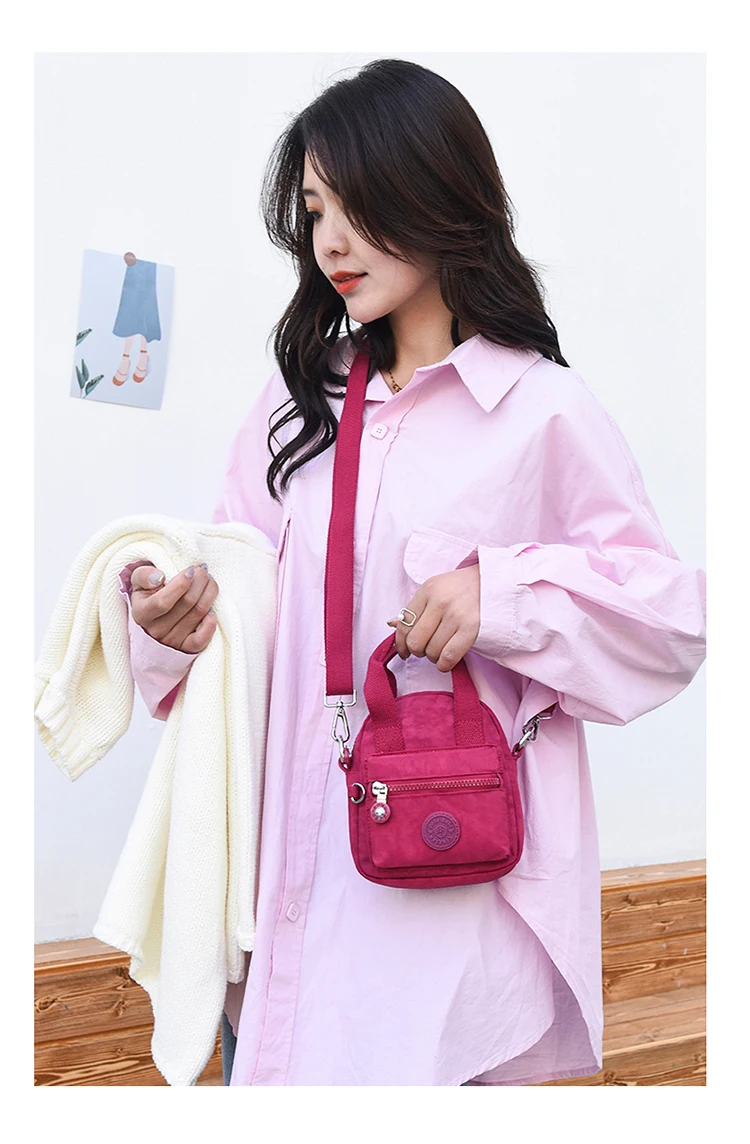 2022 New Style Cute Single Shoulder Canvas Messenger Bag Mini Handbag