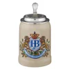 Cerveza Stein "Lion Design" con tapa de lata 0,25 L
