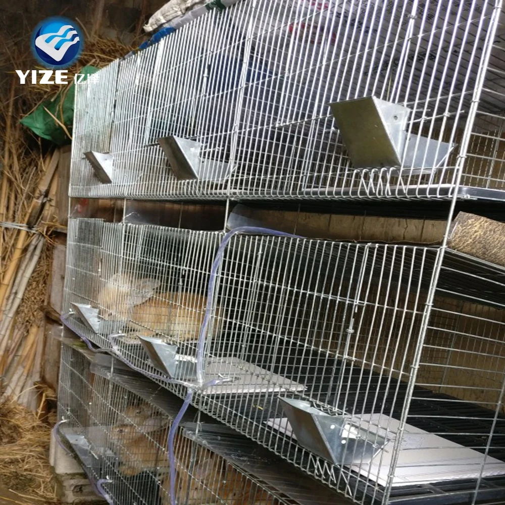 売れ筋のウサギ飼育繁殖ケージ、金属製畜産ウサギケージ（工場