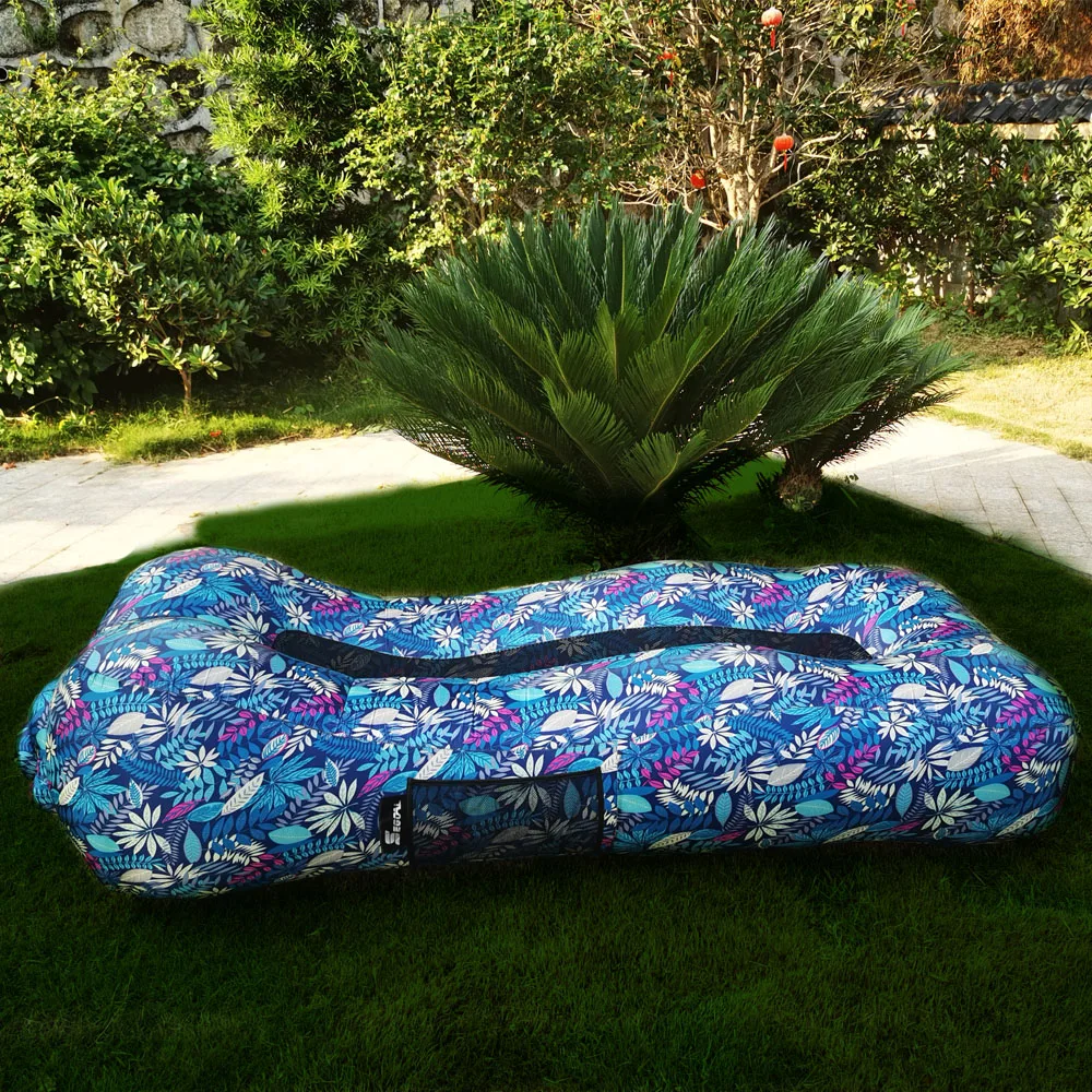 Sanofee Outdoor Foldable Lounger Air Bed Sofa Inflatable Couch Sleeping