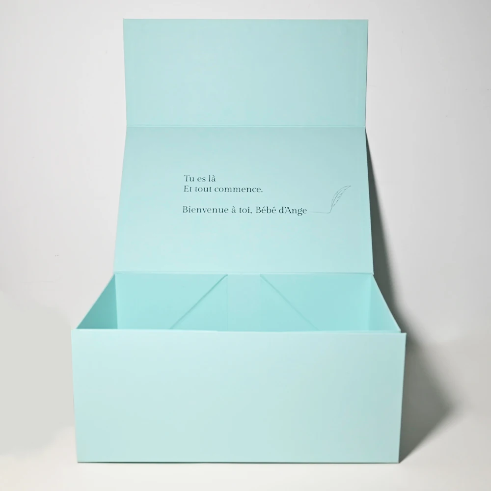 Collapsible Luxury Custom Foil Hoodie Box Folding Paper Rigid Graybeard Packaging Garment Box Magnetic Closure Gift Box Large