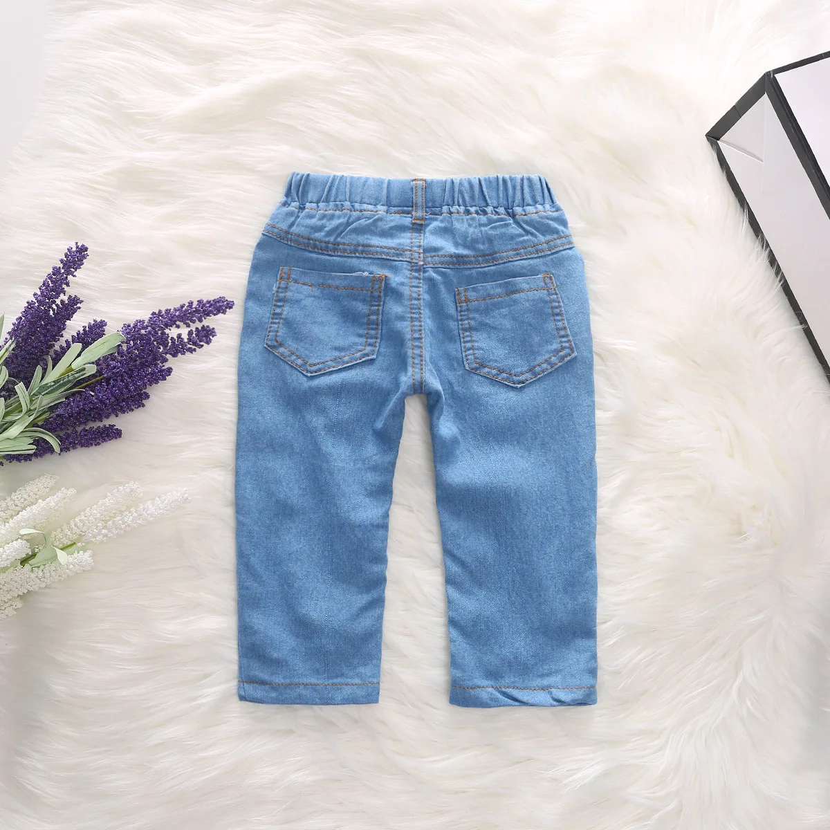 Kids Clothing Wholesale Girls Jeans Spring Autumn Sweet Style Children ...