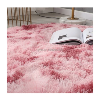 Wholesale Fluffy shaggy Living Room Alfombras Tapete Para Piso Floor black Carpet Rugs