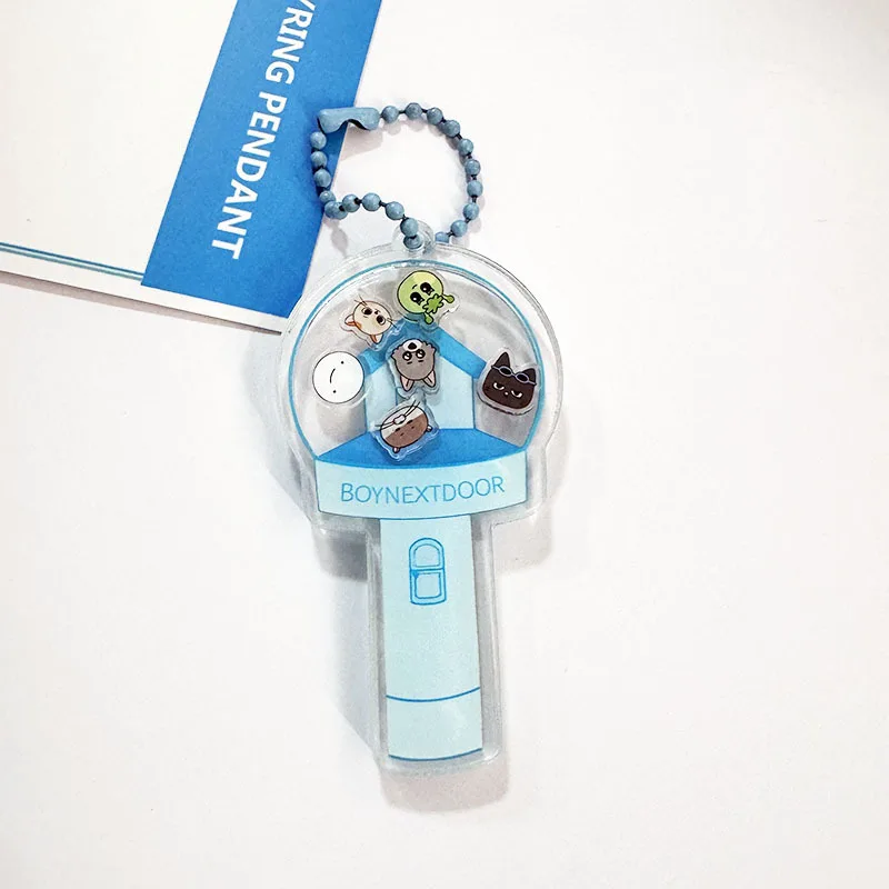 KPOP BOYNEXTDOOR Acrylic Photo Shake Keyring - Eco-Friendly Gift