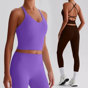 XW-ABX8001 Womens Fitness Apparel Veste Courte Pour Femmes High Quality Workout Clothing Quick Dry Tracksuit Gym Clothes Tops