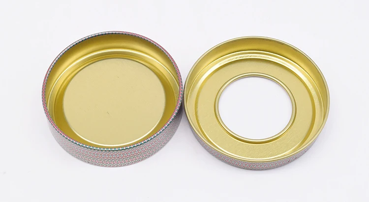 1g Container Custom Empty 1g 3g 5g 10g Round Saffron Container Box Metal Tin Can ...
