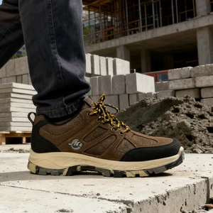 Korean-Style Trendy Men's Shoes Anti-Slip Running Spring Breathable Mesh Upper Casual Casual Shoes Lace-up Shock-Absorbing Shoes