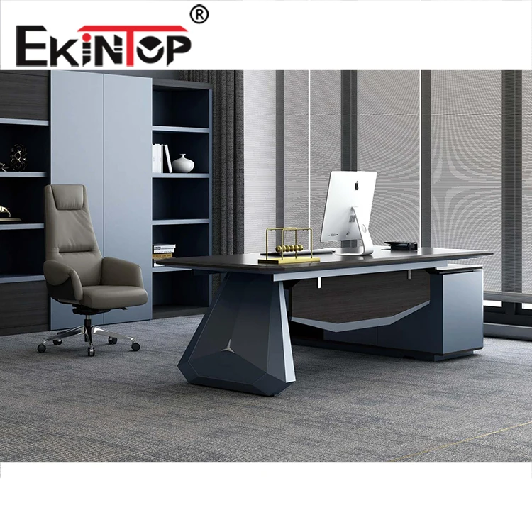 Melamine Office Furniture Table With Metal Leg For Director Used Office Desk  - Buy Office Furniture Table Designs,Office Table Leg,Office Director Table  Product on 