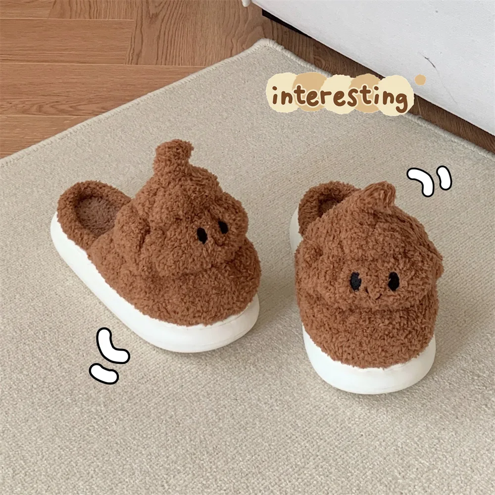 Pantofole Calde Donna e Uomo Invernali, Simpatiche Orecchio Ciabatte con con Punta Chiusa per Unisex, Silenzioso Pantofole Morbide Peluche Ciabatta Antiscivolo Suola Scarpe Comode Calde Scarpe da Casa