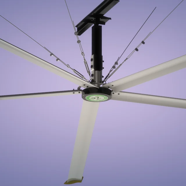 Direct Sales Industrial big ass fan diameter 24ft  Big Industrial PMSM ceiling Fan for workshop