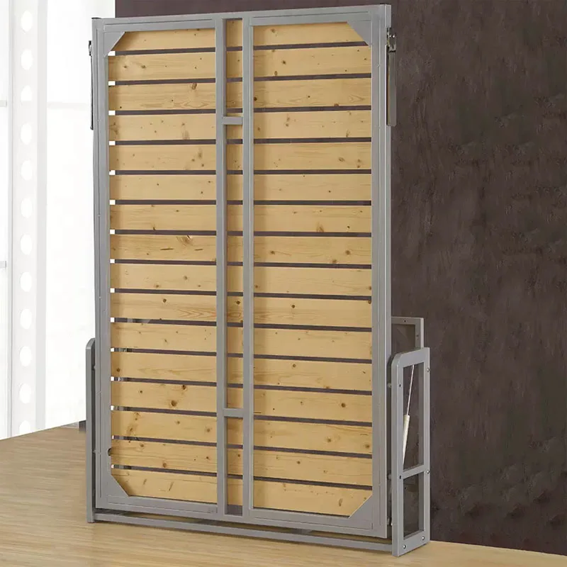 Multifunction DIY Manual Murphy Bed Frame Hidden Invisible Easy Install Operation Pull-Out Floding Hidden Wall Bed Mechanism