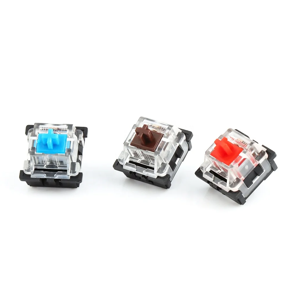 Keyboard Switches Mechanical 2 Pin Blue Red Brown Tact RGB Slient Tactile Mechanical Keyboard Switch for Gaming Keyboard