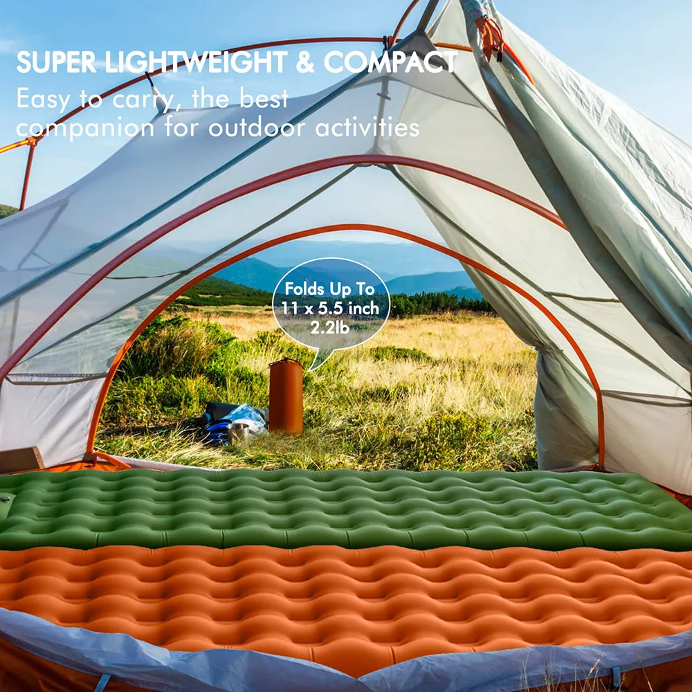 Ultralight Selfinflating Air Mattress Widen Sleeping Pad Splicing