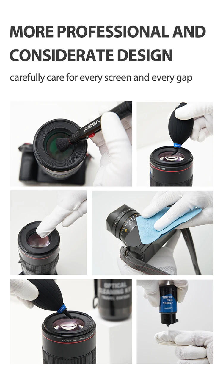 Vsgo Dkl15g Optical Cleaning Kit Travel Edition Portable Professional