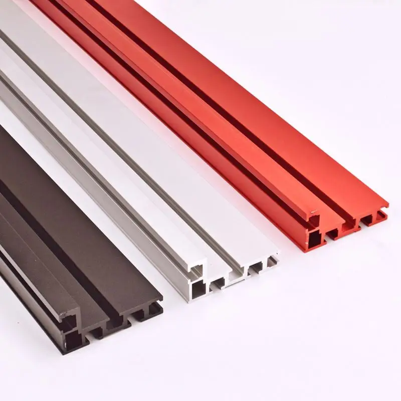 TEBAK W-07 Woodworking 75 Type Aluminium Profile T-tracks Fence and Sliding Brackets Miter Gauge Fence Connector
